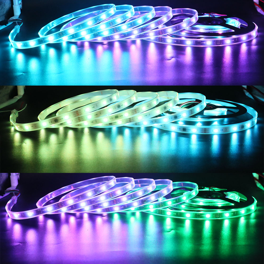 WS2811 DC12V 150LEDs Programmable LED Strip Lights, Addressable Digital Full Color Chasing Flexible LED Strips, Outdoor Waterproof Optional, 5m/16.4ft Per Reel By Sale WS2811 DC12V 150LEDs Programmable LED Strip Lights, Addressable Digital Full Color Chasing Flexible LED Strips, Outdoor Waterproof Optional, 5m/16.4ft Per Reel By Sale